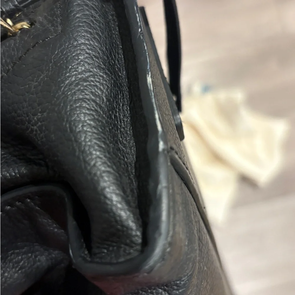 TORY BURCH Large Pebble Grain Leather Tote Bag - Picture 4 of 14